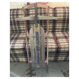 Wooden sled