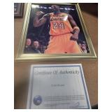 Kobe Bryant 8x10 signed photograph-COA-framed