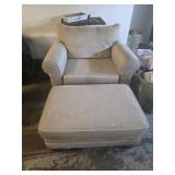 New Big Boy armrest chair with ottoman