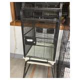 Tall Bird Cage on wheels