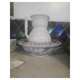 Wash jug and basin