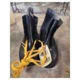 New size 8 onguard steel toe rubber boots
