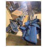 2 folding chairs