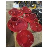 Red enamelware