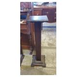 Oak plant stand 38×11