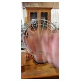 General Electric metal and wood fan