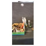 Battery, bulb and fuse tester, tape measure ,