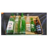 7up, diet coke, sprite, hires and bargs glass
