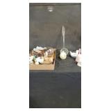 Glass bells , cookie cutters and plates