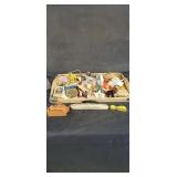 Vintage photos, figurines, salt and pepper