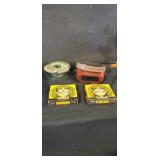 Music wire, fence wire and welding goggles