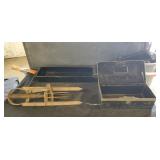 Mole trap and metal storage containers