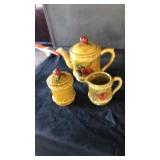 Two ceramic pitcher sets