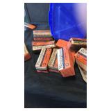 Bucket of Westinghouse lamps and lightbulbs