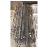 Lots of metal shelving