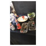 Lot of bells Corelli plates. Lids  Santa
