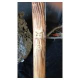 Hornets nest. Walking stick