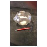 Glass pig bank