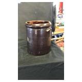 Brown crock as pictured