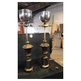 Pair of vintage lamps. Heavy