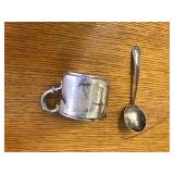 Sterling Silver Cup & Spoon