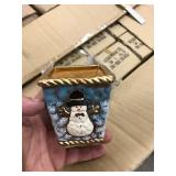 Square Snowman crocks