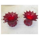 Fostoria Red Glass