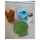 Carnival & fenton Glass