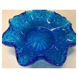 Blue fenton Glass Bowl