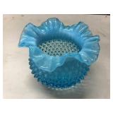 Fenton Blue Opalescent Glass
