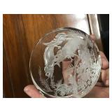 Gecko Glass Paperweight