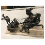 Achilies Chariot Statue