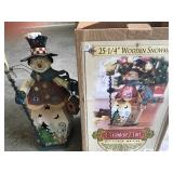 Wood Snowman