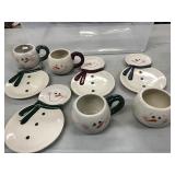 Snowman Snack set