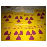 Metal Radiation Signs