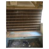Post Office desk With Cubbyholes
