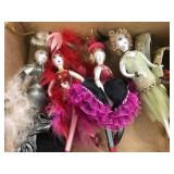 Flapper Girl Ornaments