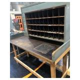 Post Office table With Cubbyholes