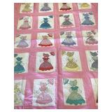 Sunbonnet Sue handstitched Quilt