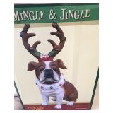 Christmas Bulldog