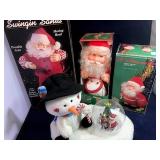 Santas, Snowman