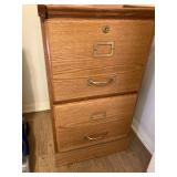 wooden filing cabinet