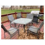 Outside table w/ 5 chairs 