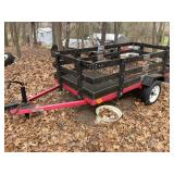  flat trailer w/sides