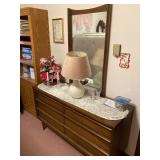 Wooden Dresser with mirror