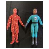2 vintage fantastic 4 action figures