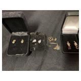 Costume jewelry earrings