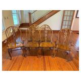 (6) Wooden Dining Room Chairs