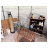 Horse Saddle Stand & Shelf & Contents