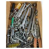 Set of Standard Craftsman Wrenches, and Assorted Sockets